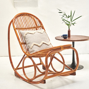 Silla mecedora de ratán en oferta, estilo boho chic, sillas mecedoras de la más alta calidad, sillones reclinables tipo huevo. - Product Image 1