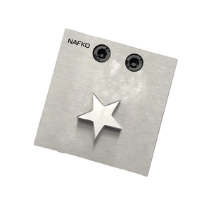 Outil de gravure et de moulage DIY pour bijoux, coupe-disque en acier inoxydable de qualité supérieure, forme étoile, taille unique 25 mm - Product Image 1