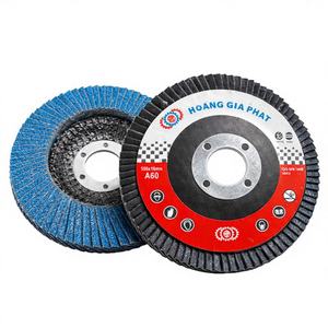 Disco de Láminas HGP de 72 Cuchillas para Metal, Acero Inoxidable y Soldaduras, 100mm, Abrasivo de Zirconia para Amoladora Angular, Grano 40 60 80 120, 15000 RPM - Product Image 1