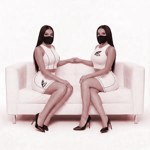 Conjunto de faldas personalizadas OEM estilo 2024 para mujer, top corto con capucha y estampado de logotipo informal, conjunto de faldas con capucha para invierno. - Product Image 4