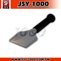 Hochwertiges 3 Zoll breites, industrielles, geschmiedetes, vernickeltes Stahl-Teppich- und Treppenwerkzeug mit gepolstertem Griff, OEM/ODM