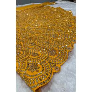 Lehenga Choli de Diseño Indio y Pakistaní para Fiestas con Lentejuelas y Bordado Dori - Product Image 4