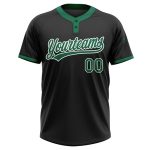 Uniforme de Fútbol Americano Negro y Verde en Oferta, Tela Ligera de Alto Rendimiento, Bordado Personalizado, Impresión por Transferencia de Calor - Product Image 2
