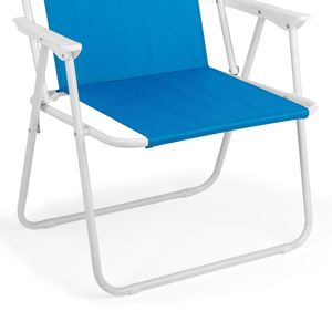 Sedia da Spiaggia XL Blu Royal Resistente con Ombrellone a Palo Singolo da 15 Pollici, Supporto in Tessuto Oxford, 1 Pezzo - Product Image 6