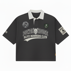 Polo de Rugby Personalizado, Corte Cuadrado, Hombros Caídos, 100% Algodón, Polo de Golf Extra Grande con Logotipo - Product Image 5
