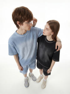 Custom Logo Thermal Streetwear Men's 2-Piece Oversized Waffle <b>Knit</b> T-Shirt and Shorts Matching <b>Set</b> - Product Image 3