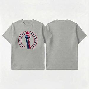 Camiseta de Hombre con Estampado Gráfico Abstracto, Manga Corta, Estilo Urbano, Corte Holgado, Algodón, Informal, para Verano - Product Image 4