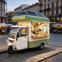 Chariot à bonbons mobile personnalisé avec boîte lumineuse LED et bacs de rangement pour la vente de friandises en rue
