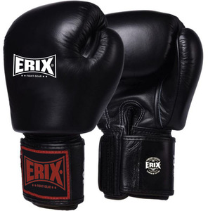 Guantes de Boxeo de Cuero Hechos a Mano de Primera Calidad, con Dedos Completos, Absorción de Humedad, Soporte de Muñeca con Cierre de Gancho y Bucle para Muay Thai y Kickboxing - Product Image 5