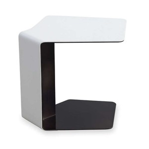 Mesa de Centro Contemporánea Metal Drake, Estructura de Acero con Recubrimiento en Polvo, Mesa Auxiliar Compacta para Sofá, Mueble para Espacios Pequeños - Product Image 1