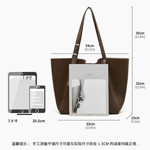 Bolsos de Mano de Cuero Genuino de Alta Gama para Mujer, con Logotipo Personalizado, Bolso de Hombro Tipo Cubo, Bolso Tote para Mujer - Product Image 2