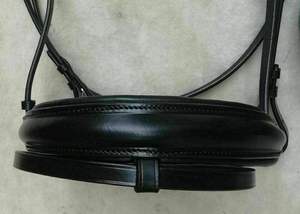 Brida de Doma con Banda de Cuero Multicolor y Cristales, Riendas de Tela, MH Global Exports MH-HB-88, Logotipo Personalizado, Cómoda y Duradera - Product Image 4