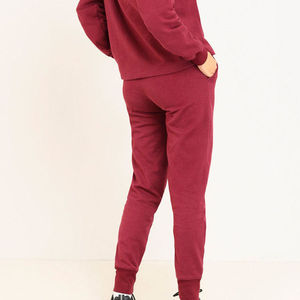 Women's High Quality Plus Size Breathable Hoodie Sweatpants Set with Winter Logo Fleece Tracksuits 100% Cotton - Product Image 3