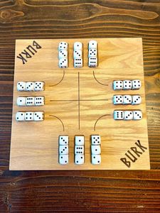 Customized Wooden <b>Dice</b> And Dominoes Entertainment <b>Set</b> For Birthday Gifts Family Game Nights - Product Image 6