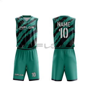 Maillot de sport rose respirant haute performance pour hommes, femmes et jeunes – Tenue de basketball réversible pour équipe - Product Image 1