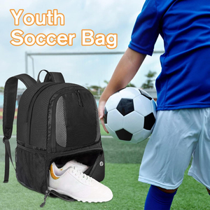 Sac à dos de grande capacité personnalisé pour le football, les sports décontractés, les voyages, l'école, avec compartiment pour chaussures - Product Image 2