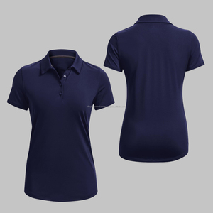 Chemise de golf coupe ajustée pour hommes de haute qualité 88% Polyester 12% Spandex Design de sublimation personnalisé Motif solide Anti-rides 88% - Product Image 2