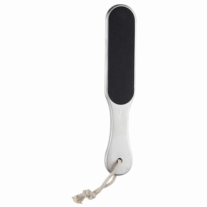 Lima de pie de acero inoxidable alemán para piel seca, eliminación de callosidades, exfoliación de dedos, talones y cutículas, raspador de piel dura para pies. - Product Image 2