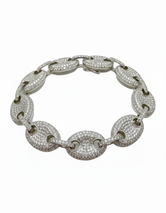 Pulsera de Eslabones Cubanos con Diamantes de 5 Quilates, Oro Sólido de 14 Quilates, Estilo Hip Hop, Joyería de Diseño, Disponible en Oro de 10 Quilates, Diamantes VS H I - Product Image 3