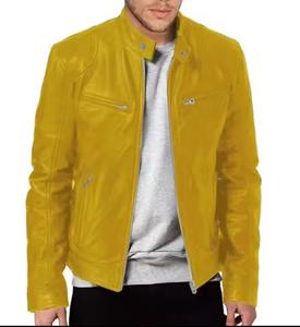 2026 Men's <b>punk</b> style leather <b>jacket</b> with motorcycle elements Stylish men's leather <b>jacket</b> with <b>punk</b> rock elements - Product Image 1