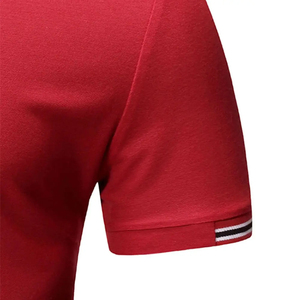 เสื้อโปโลผู้ชายลำลอง ขายดี ดีไซน์ใหม่ รับทำโลโก้ สีพื้น ระบายอากาศได้ดี - Product Image 3