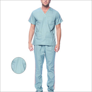 Conjuntos de uniformes de enfermería para clínica dental, uniformes médicos de manga corta para mujeres y hombres, uniformes quirúrgicos para hospital. - Product Image 4