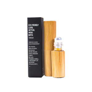 Eco-Friendly Luxury Natural Wood Perfume Bottle <b>Refillable</b> Fragrance Packaging <b>Candle</b> & Accessory Gift Wholesale Supply - Product Image 2