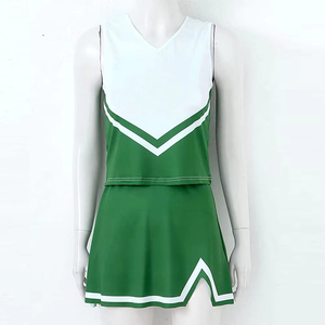 Uniformes de cheerleading de haute qualité à bas prix, fabriqués en spandex/polyester, couleurs et designs personnalisés, impression numérique pour le cheerleading - Product Image 4
