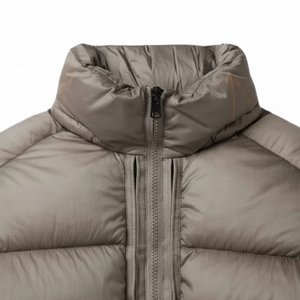 New Top Selling Custom Design Men's High Quality <b>Light</b> Brown Down <b>Puffer</b> <b>Jackets</b> Breathable Hooded Bubble <b>Jackets</b> Outwear Trendy - Product Image 1