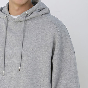 Sweat à capuche unisexe surdimensionné de style hiver OEM, de haute qualité, en molleton 100% coton épais, délavé, brodé - Product Image 4