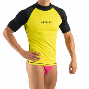 Rashguard pour homme de qualité supérieure, tissu durable, coupe confortable, séchage rapide, respirant, protection UV, rashguard performant pour homme - Product Image 4