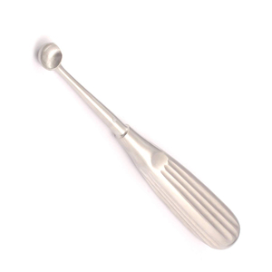Curette osseuse ronde à pointe aiguisée 17 cm, manche creux, tige droite, coupe ovale, en acier inoxydable, instruments chirurgicaux orthopédiques - Product Image 4