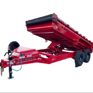 Offre exceptionnelle : Nouvelle remorque à benne basculante EZ7 RED 14 x 83, 14 000 GVWR, avec rampes et garantie d'un an - Product Image 1