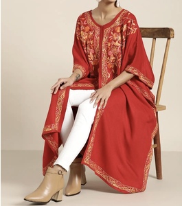 Kaftán de Dubái moderno y hermoso para mujer, kaftán con trabajo artesanal, ropa islámica tradicional y accesorio diseñado para uso musulmán. - Product Image 1