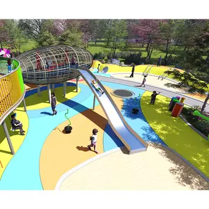 Açık çocuk oyun alanı tasarımı tema parkı oyun alanı tedarikçisi
