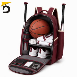 Mochila de béisbol con compartimentos espaciosos, tela resistente y soporte cómodo para los hombros para transportar equipo deportivo - Product Image 4