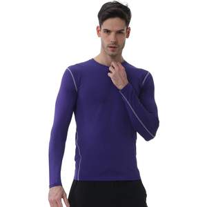 Camiseta de gimnasia de compresión de manga larga para hombre 2025, capa Base de entrenamiento atlético para entrenamiento físico - Product Image 4