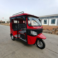 Nouveau modèle 2026 en promotion : Tricycle Tuk Tuk Bajaj Taxi à moteur 200 CC refroidi par eau, 6 places, pour le transport de adultes