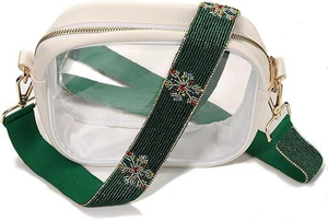 Sangle de sac perlée faite à la main avec clips métalliques, motif brodé coloré pour sacs à main, sacs à bandoulière et sacs travers, durable et élégante - Product Image 2