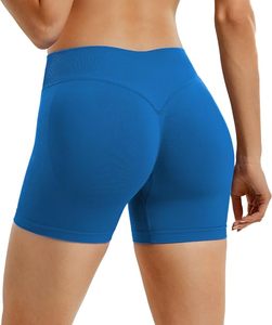 High Waist Biker Shorts for Women Plus Size <b>Athletic</b> Gym Running Pilates Yoga Sport Short Workout Shorts - Product Image 1