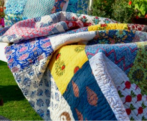 Cubrecama Reversible de Algodón Puro Suave de 300 Hilos, Hecho a Mano en India, Estilo Bohemio, con Estampado de Bloques, Ecológico y Lavable, Venta al por Mayor - Product Image 3