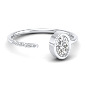 REYES Precio al por Mayor Anillos de Compromiso y Boda de Oro Sólido de 14K, 18K, 22K con Moissanita, Regalo de Cumpleaños, Joyería Fina para Mujer - Product Image 6