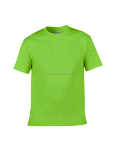 Camiseta de punto bordada con letras formales para hombre, hecha de poliéster/algodón con serigrafía, estilo de patrón sólido - Product Image 4