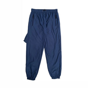 Nouvel arrivage : Ensemble coupe-vent unisexe hiver bleu marine, haut à manches longues, tendance, avec deux poches zippées sur le côté. - Product Image 3