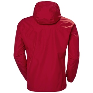 Men's Woolen Winter Casual Solid Waterproof Hooded Rain <b>Jacket</b> with Zipper <b>Packable</b> Windproof Outdoor Coat for Hiking Travel - Product Image 3