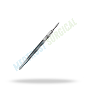 Scalpel Handle #7K Short 12cm Neuro Spine Surgical Instrument Stainless Steel Fine Blade <b>Holder</b> Surgical Use - Product Image 3