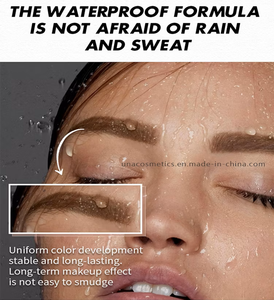 Lápiz de Cejas Impermeable de Larga Duración con Cepillo Spoolie, Delineador de Cejas de Marca Privada, Maquillaje a Prueba de Manchas, Lápiz para Dar Forma a las Cejas - Product Image 3