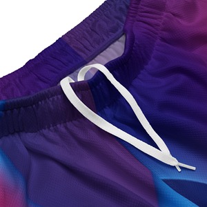 กางเกงขาสั้นออกกำลังกายผู้ชายสไตล์ไฮสตรีท เอวสูง ผ้าโพลีเอสเตอร์/คอตตอน ระบายอากาศ แห้งเร็ว พิมพ์ลายได้ตามต้องการ - Product Image 5