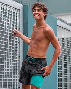 Pantalones Cortos Deportivos para Hombre con Forro, Ultraligeros, para Entrenamiento - Product Image 3