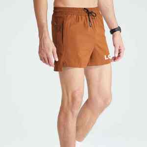 Shorts de basketball pour hommes de couleur unie, décontractés, pour le fitness, mi-longs, tricotés, pour la salle de sport, séchage rapide, légers, respirants, extensibles, service OEM - Product Image 4